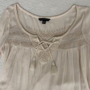 Flare sleeves blouse